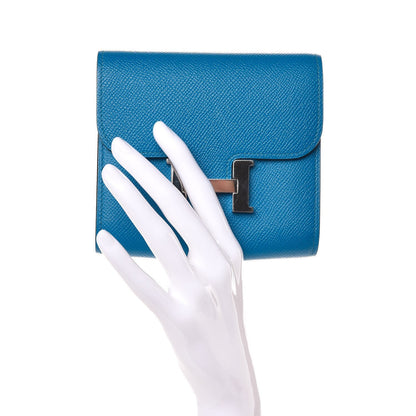 Hermes Epsom Constance Short Wallet Bleu Zanzibar 2 of 8