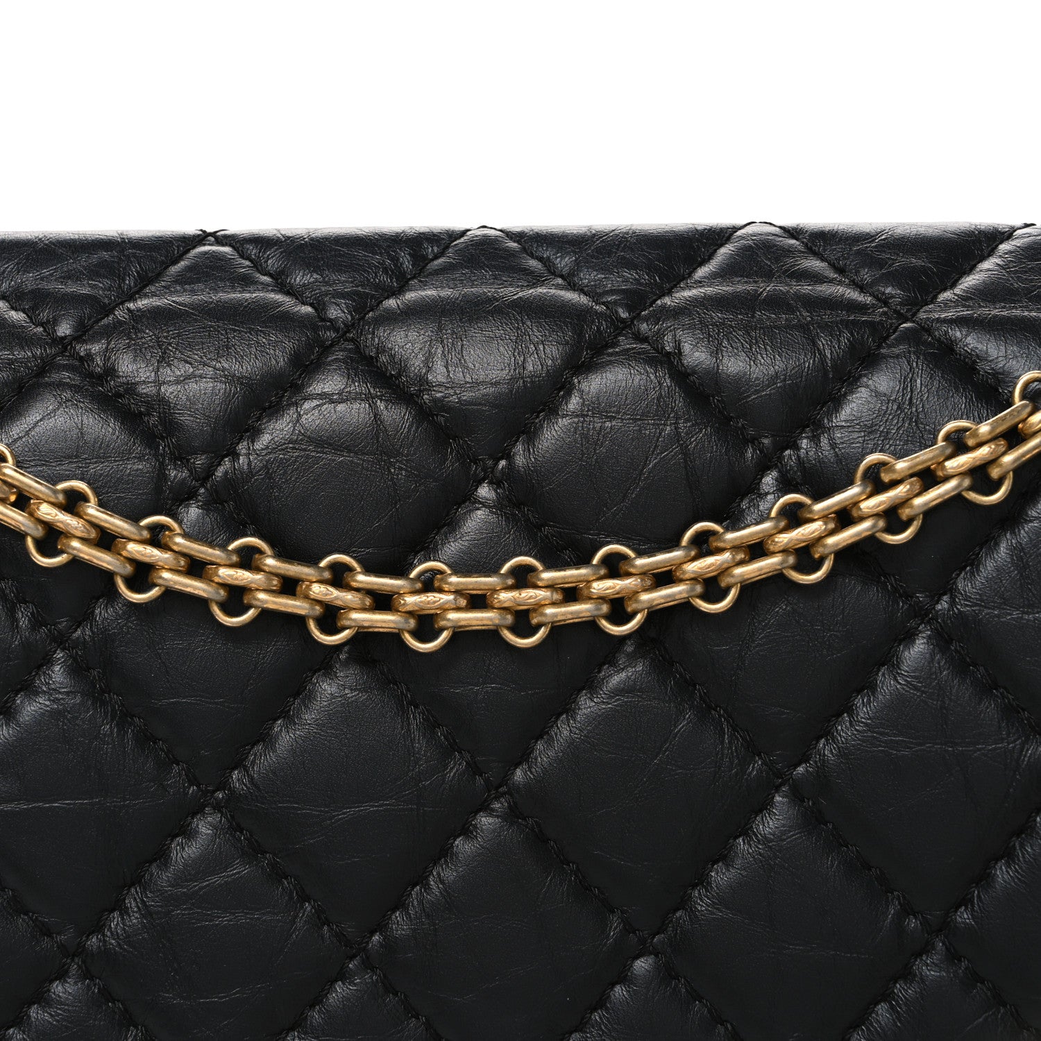 Chanel Aged Calfskin Quilted 2.55 Reissue 226 Flap Black 8 of 10