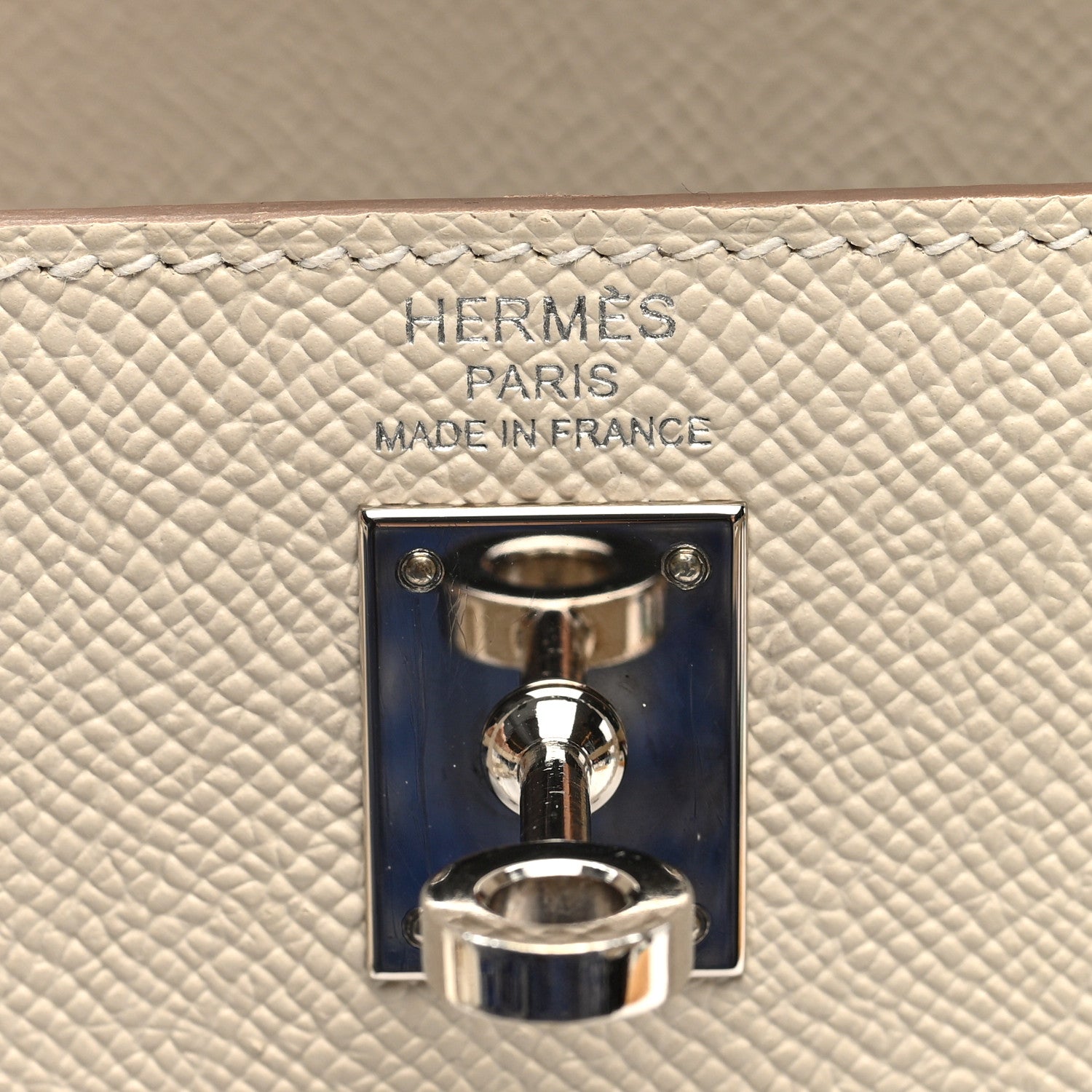 Hermes Epsom Kelly Sellier 25 Craie 6 of 10