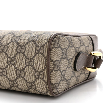 Gucci GG Supreme Monogram Web Small Ophidia Shoulder Bag Brown 10 of 10