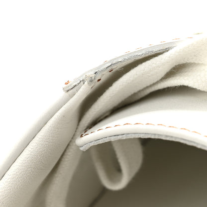 Hermes Calfskin Mens Keep Mule Sneakers 42 White Naturel 10 of 13