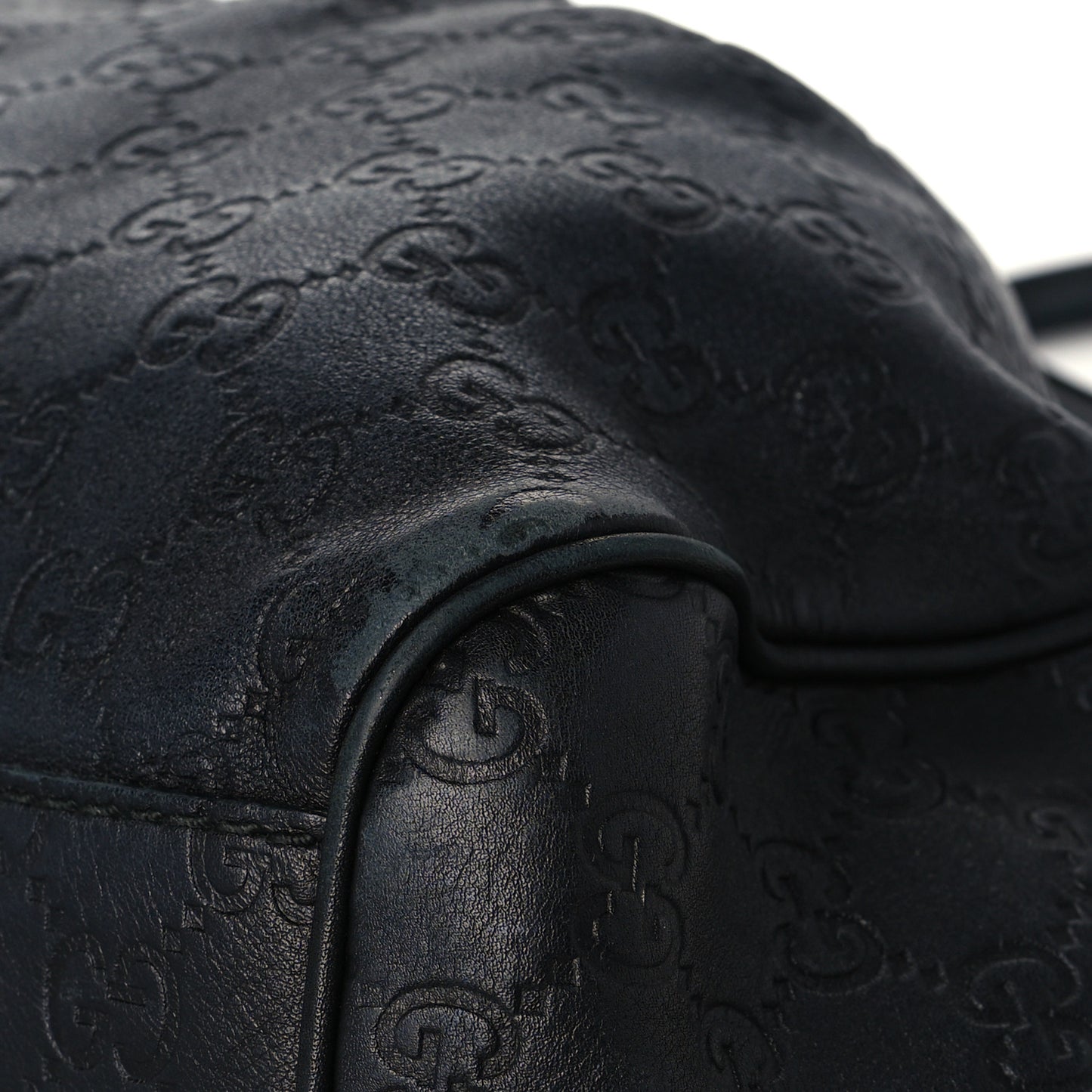 Guccissima Medium Sukey Tote Black