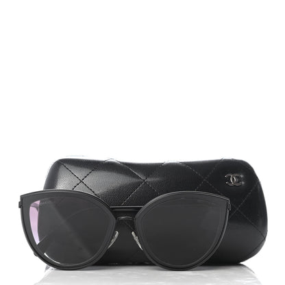 Chanel Cat Eye Sunglasses 4222 Black 8 of 8