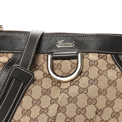 Gucci Monogram Small D Gold Ring Messenger Dark Brown 8 of 10