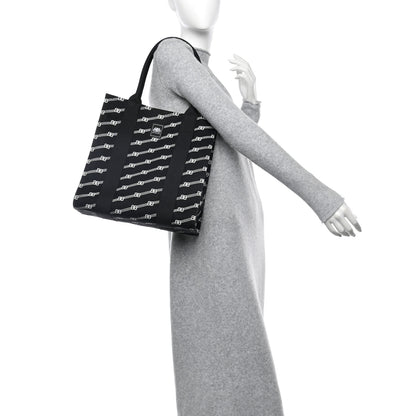 Balenciaga Canvas BB Monogram Sharp Tote Black 2 of 12