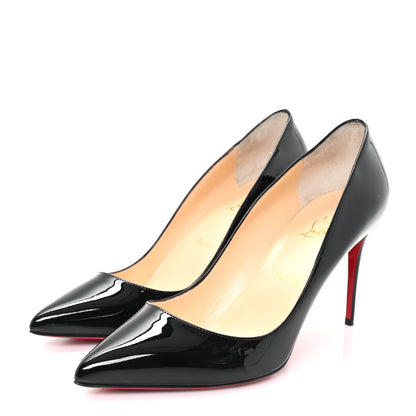 Christian Louboutin Patent Pigalle Follies 85 Pumps 41 Black 4 of 9