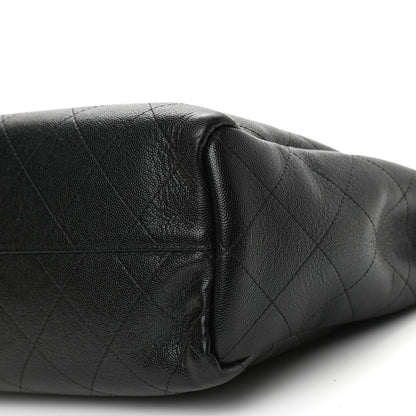 Chanel Caviar Stitched Medium Lady Coco Shopping Tote Black 10 of 13