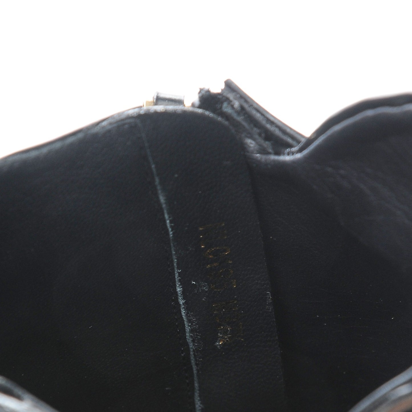 Calfskin Valley Flat Ankle Boots 37.5 Black