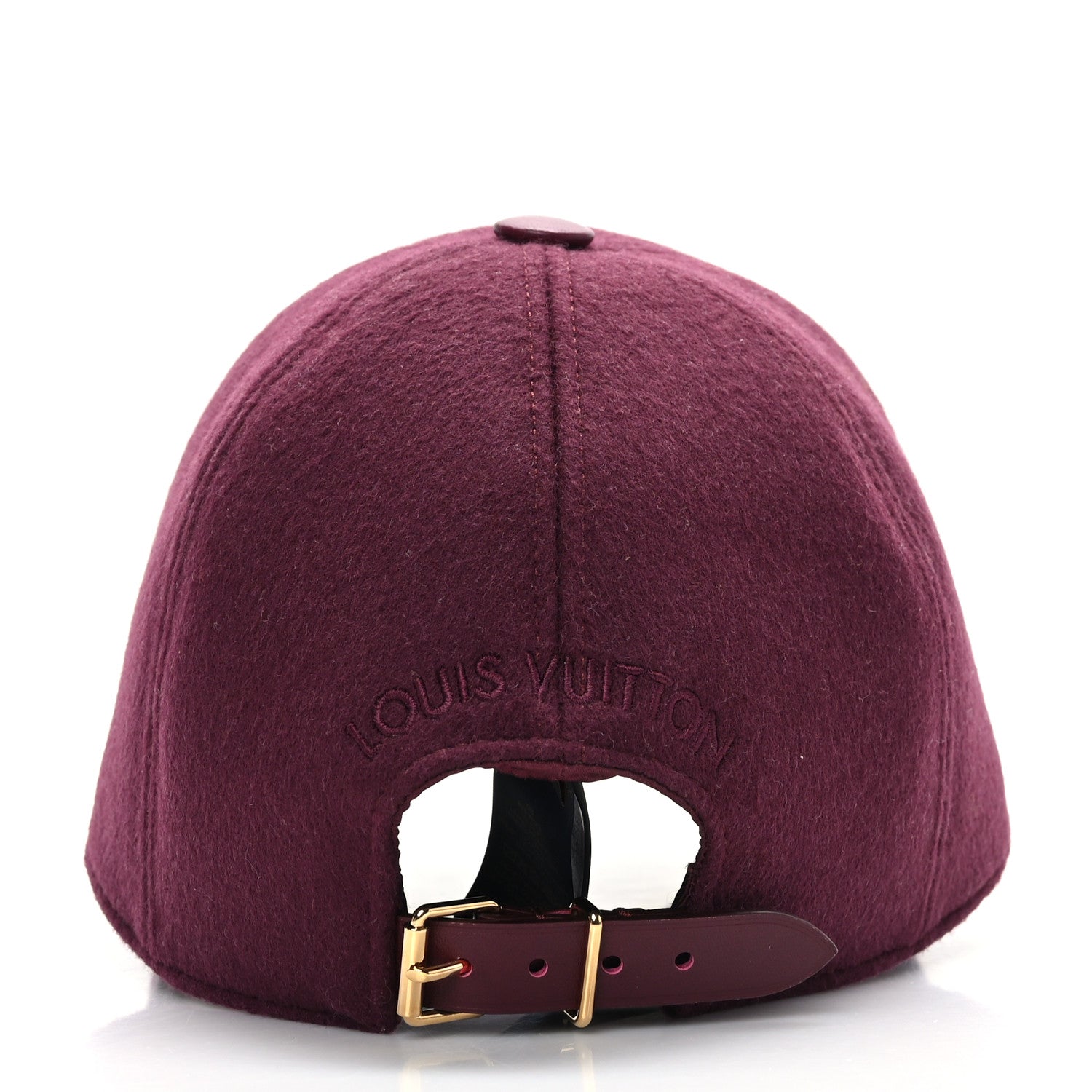 Louis Vuitton Wool Silk Monogram Endless Cap M Bordeaux 5 of 7