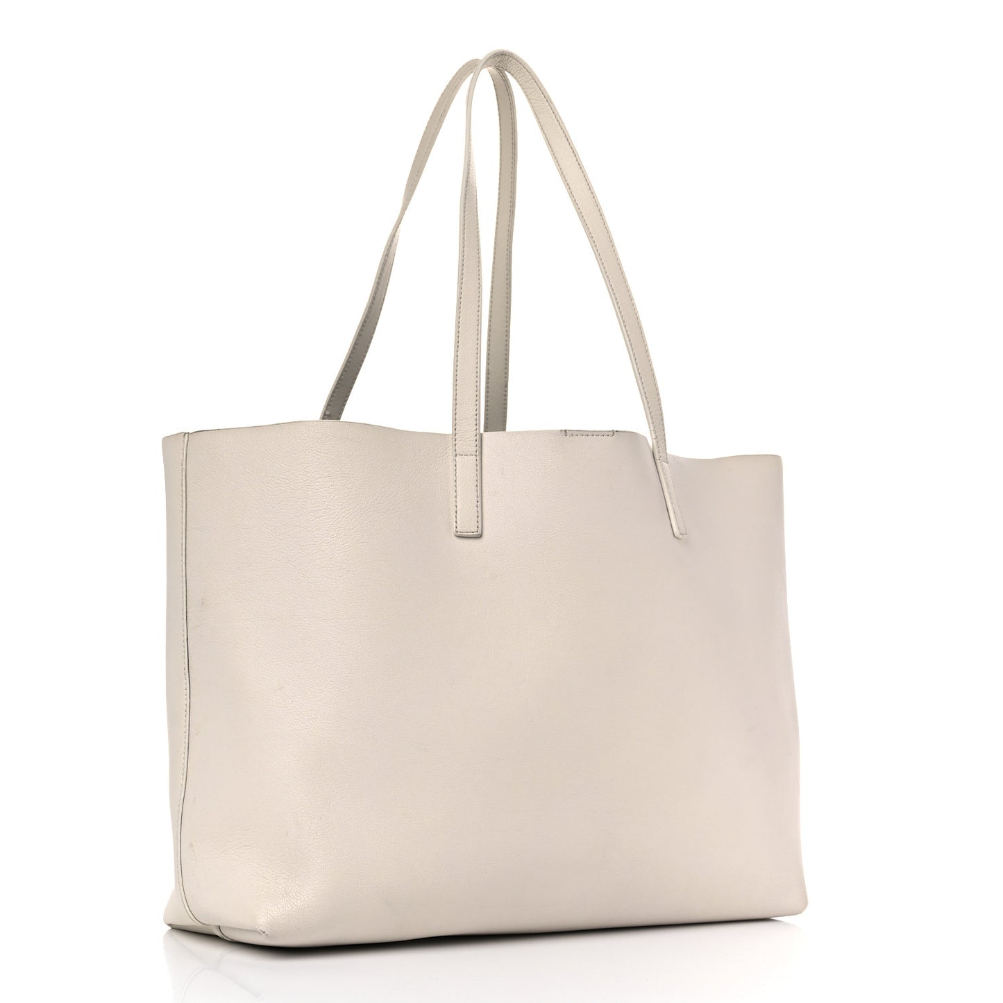 Calfskin Large Shopping Tote Porcellana