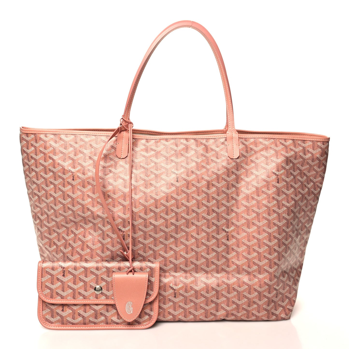 Iridescent Goyardine Saint Louis GM Pearly Coral