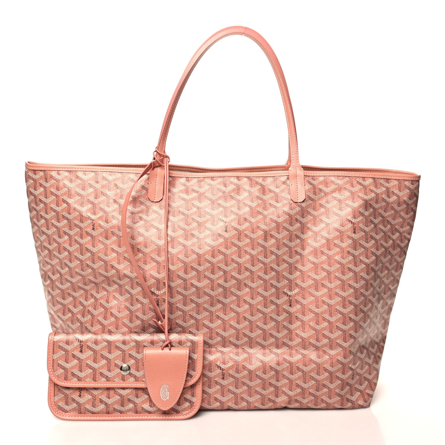 Goyard Iridescent Goyardine Saint Louis GM Pearly Coral 3 of 10