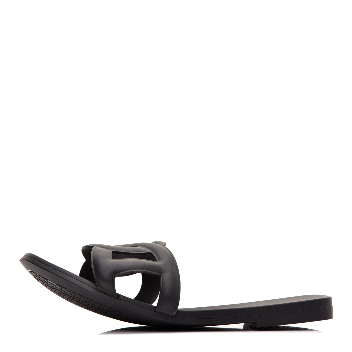 Rubber Aloha Sandals 36 Black