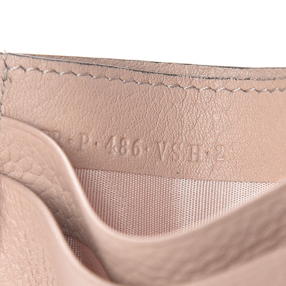 Valentino Garavani Pebbled Calfskin Rockstud Card Holder Poudre 8 of 9