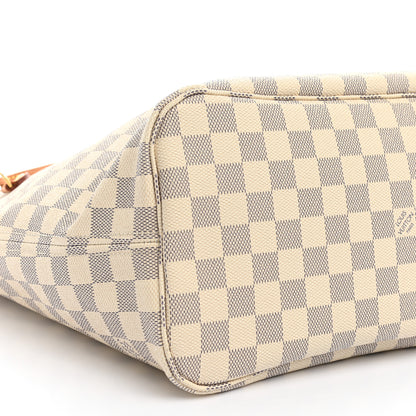 Louis Vuitton Damier Azur Neo Neverfull MM Rose Ballerine 10 of 12