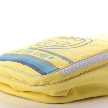 Gucci Nylon Twill Blind For Love Interlocking G Backpack Pastel Yellow Multicolor 6 of 9