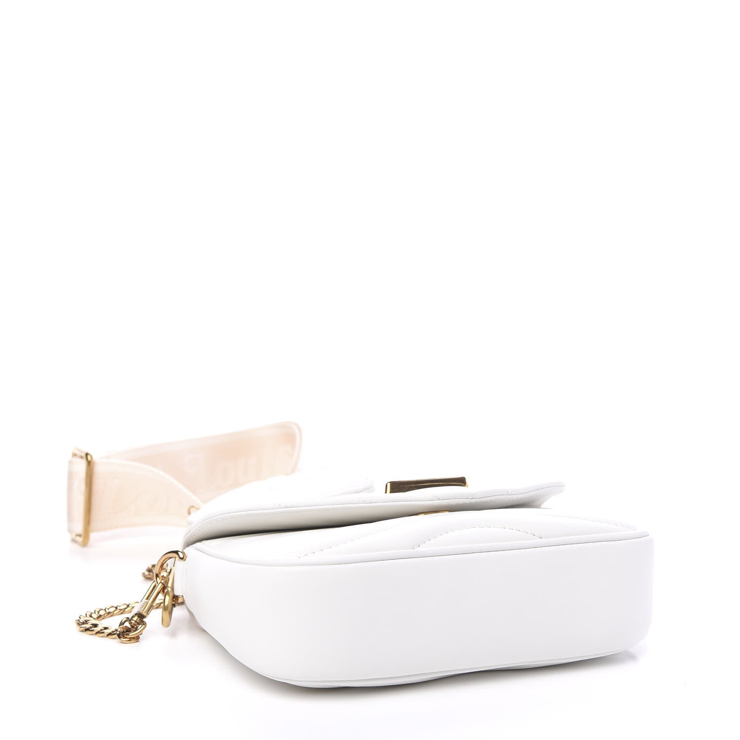 Louis Vuitton Calfskin New Wave Multi Pochette Snow 3 of 8