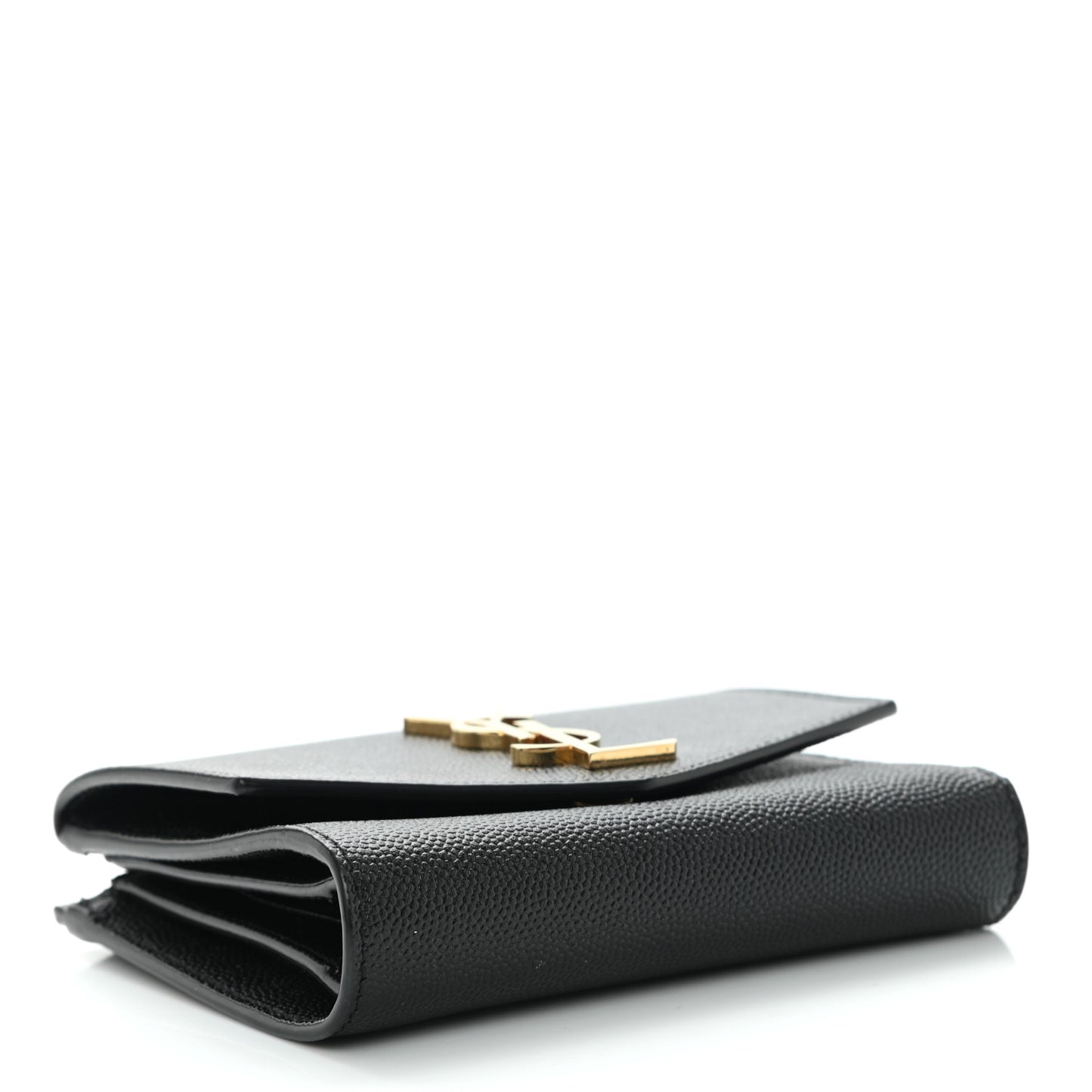 Grain De Poudre Monogram Bi-Fold Wallet Black