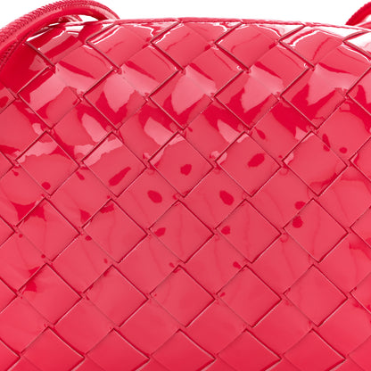 Bottega Veneta Patent Nappa Intrecciato Mini Loop Camera Bag Candy Stripe 6 of 10