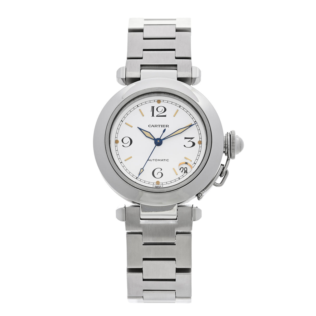 Cartier Stainless Steel 35mm Pasha C Automatic Watch 1 of 4
