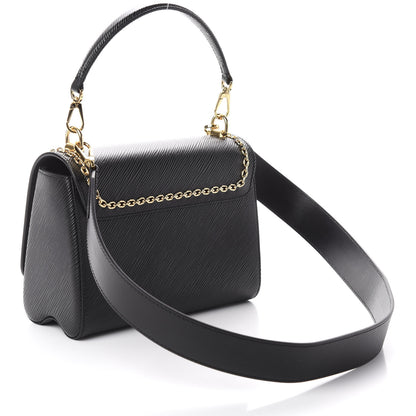 Louis Vuitton Epi Twist Top Handle Shoulder Bag MM Black 2 of 8