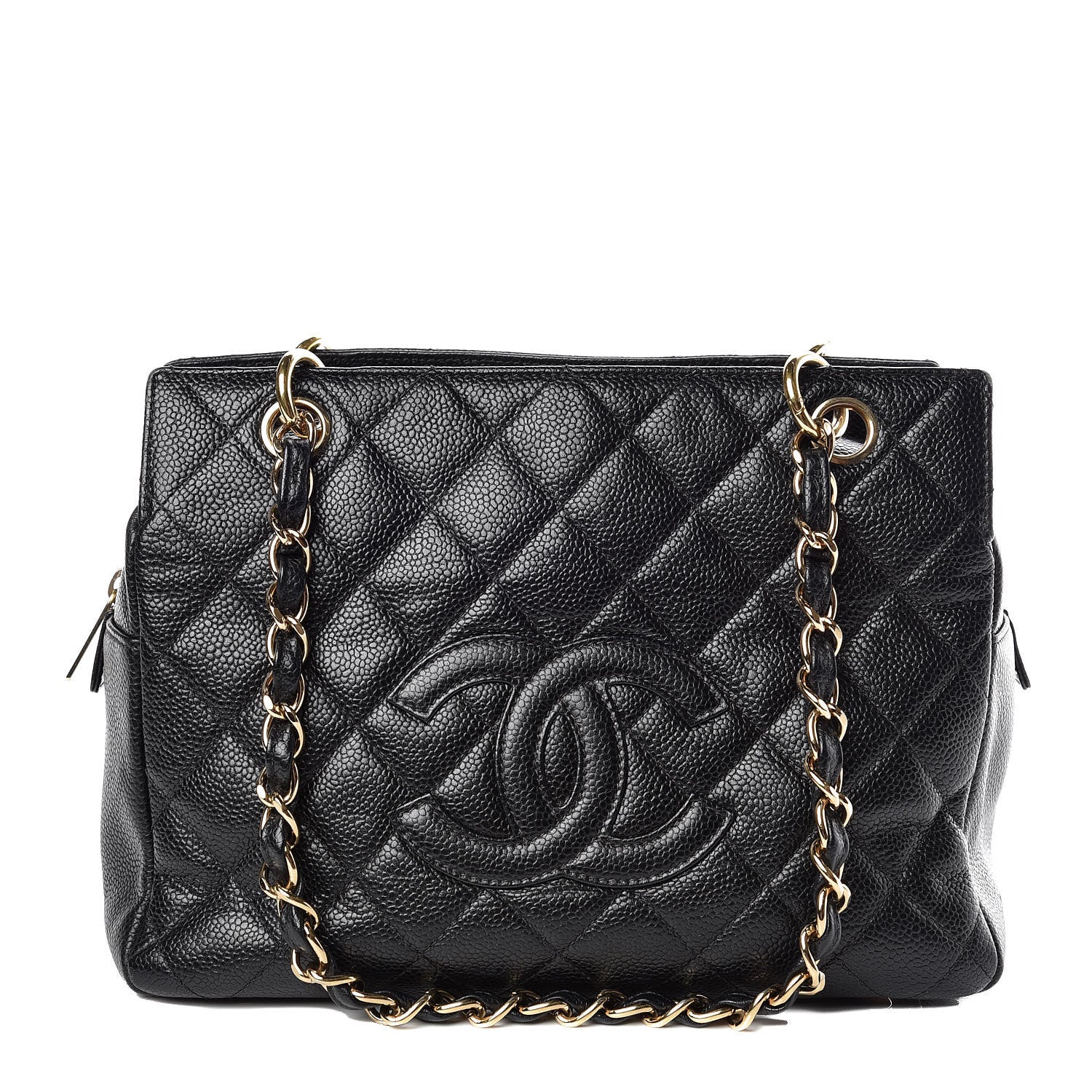 Chanel Caviar Quilted Petit Timeless Tote PTT Black 1 of 11