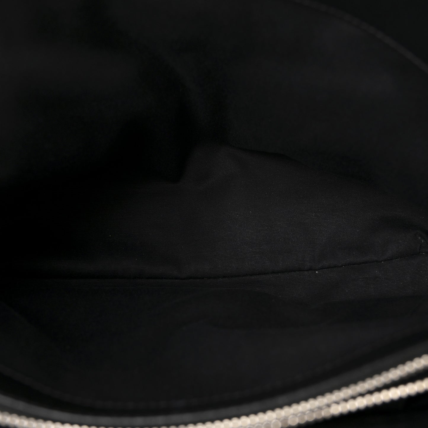 Calfskin Y Quilted Monogram Medium Loulou Chain Satchel Black
