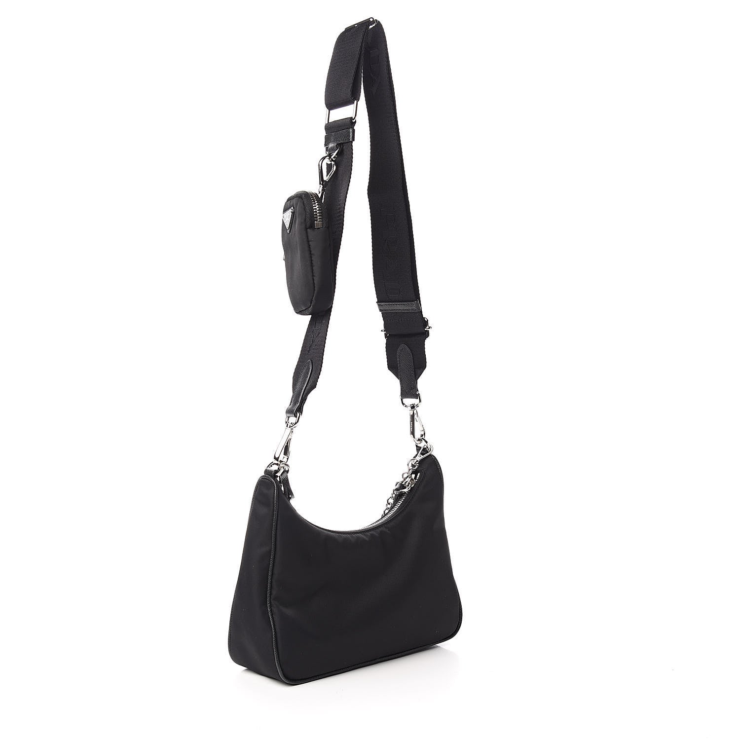Prada Nylon Re-Edition 2005 Shoulder Bag Black 3 of 11