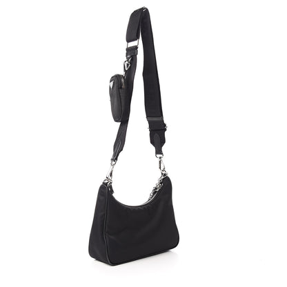 Prada Nylon Re-Edition 2005 Shoulder Bag Black 3 of 11