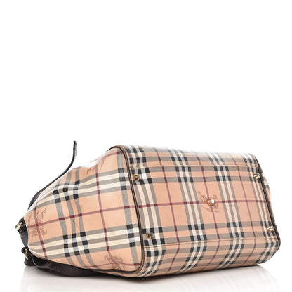 Burberry Haymarket Check Large Canterbury Tote Chocolate 4 of 22