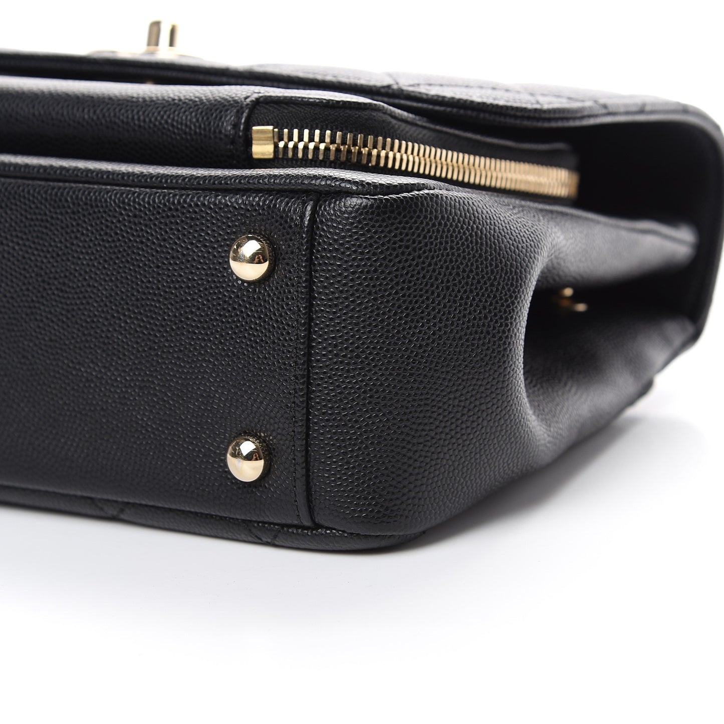 Caviar Quilted Small Business Affinity Flap Black