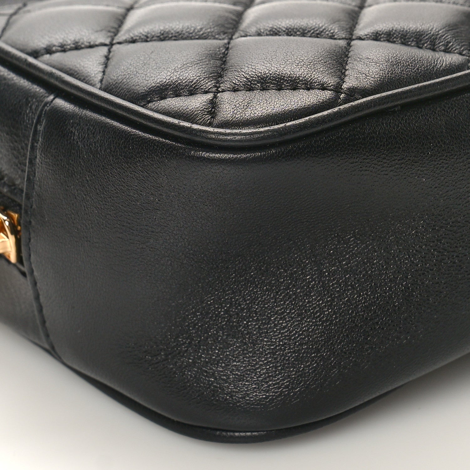Versace Nappa Quilted Medium Medusa Camera Bag Black 7 of 8