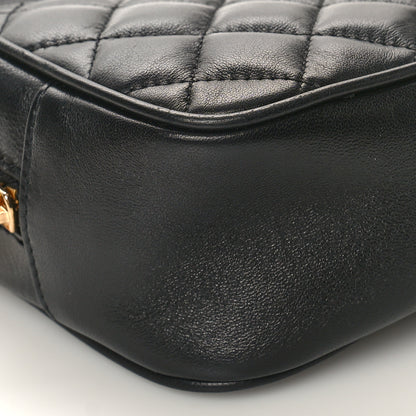 Versace Nappa Quilted Medium Medusa Camera Bag Black 7 of 8
