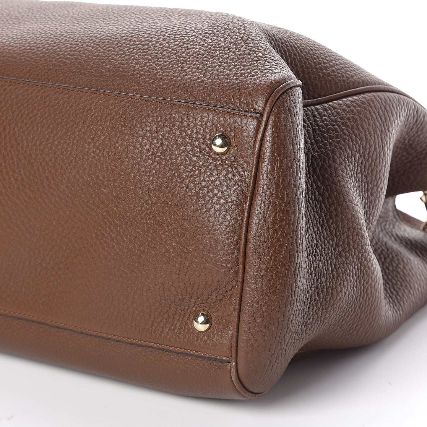Cellarius Calfskin Large Bamboo Shopper Tote Acero