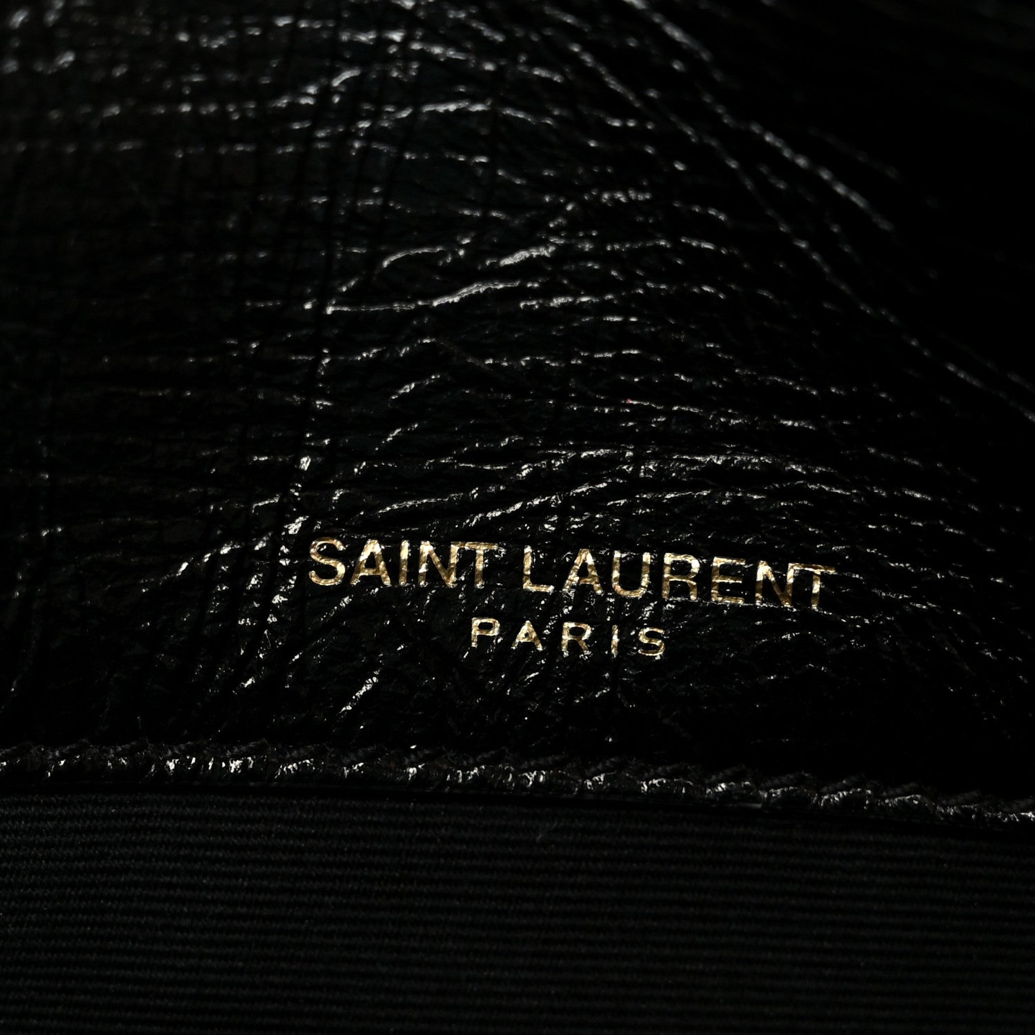 Saint Laurent Crinkled Calfskin Matelasse Monogram Baby Niki Chain Satchel Black 6 of 11