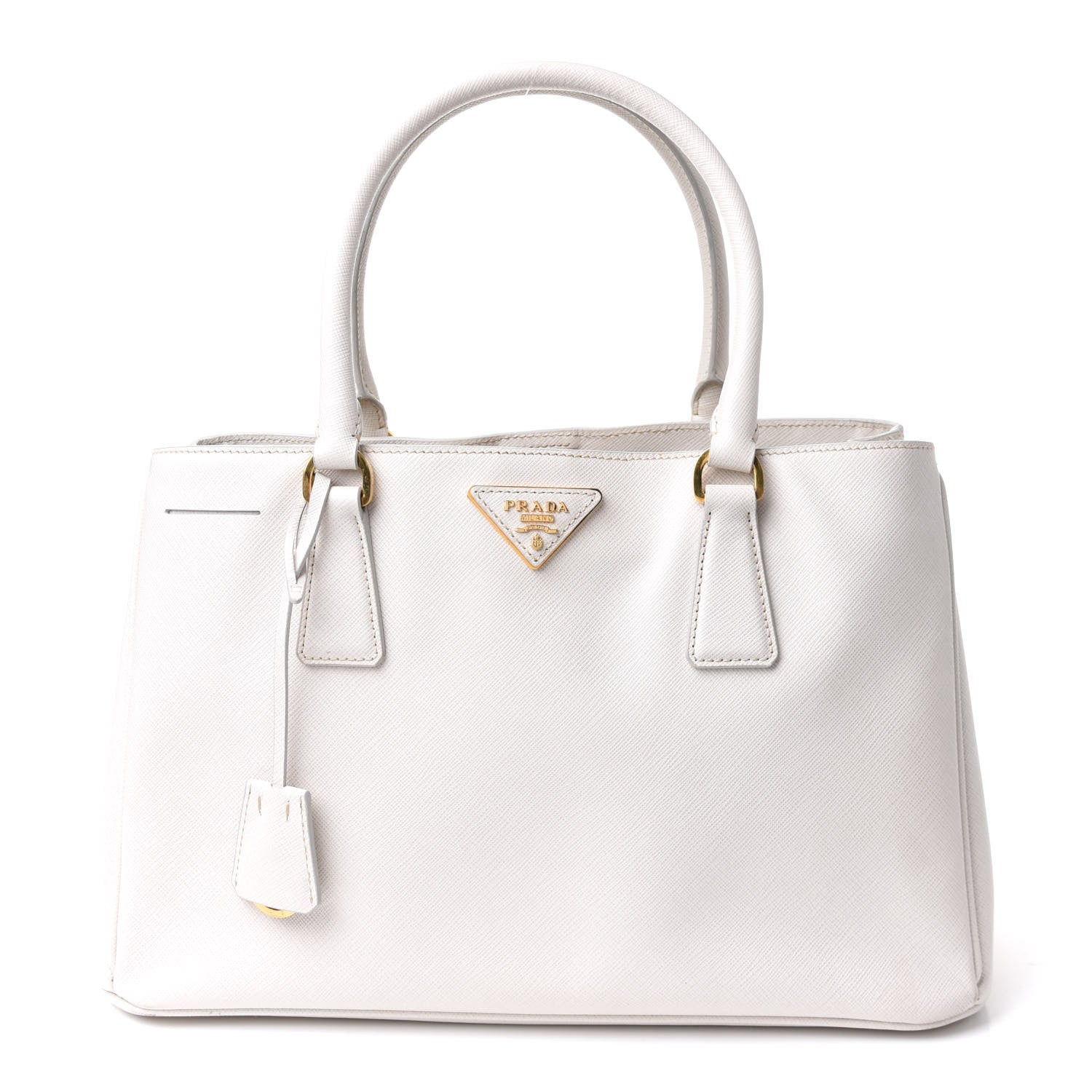 Prada Saffiano Lux Medium Tote Talco 1 of 19