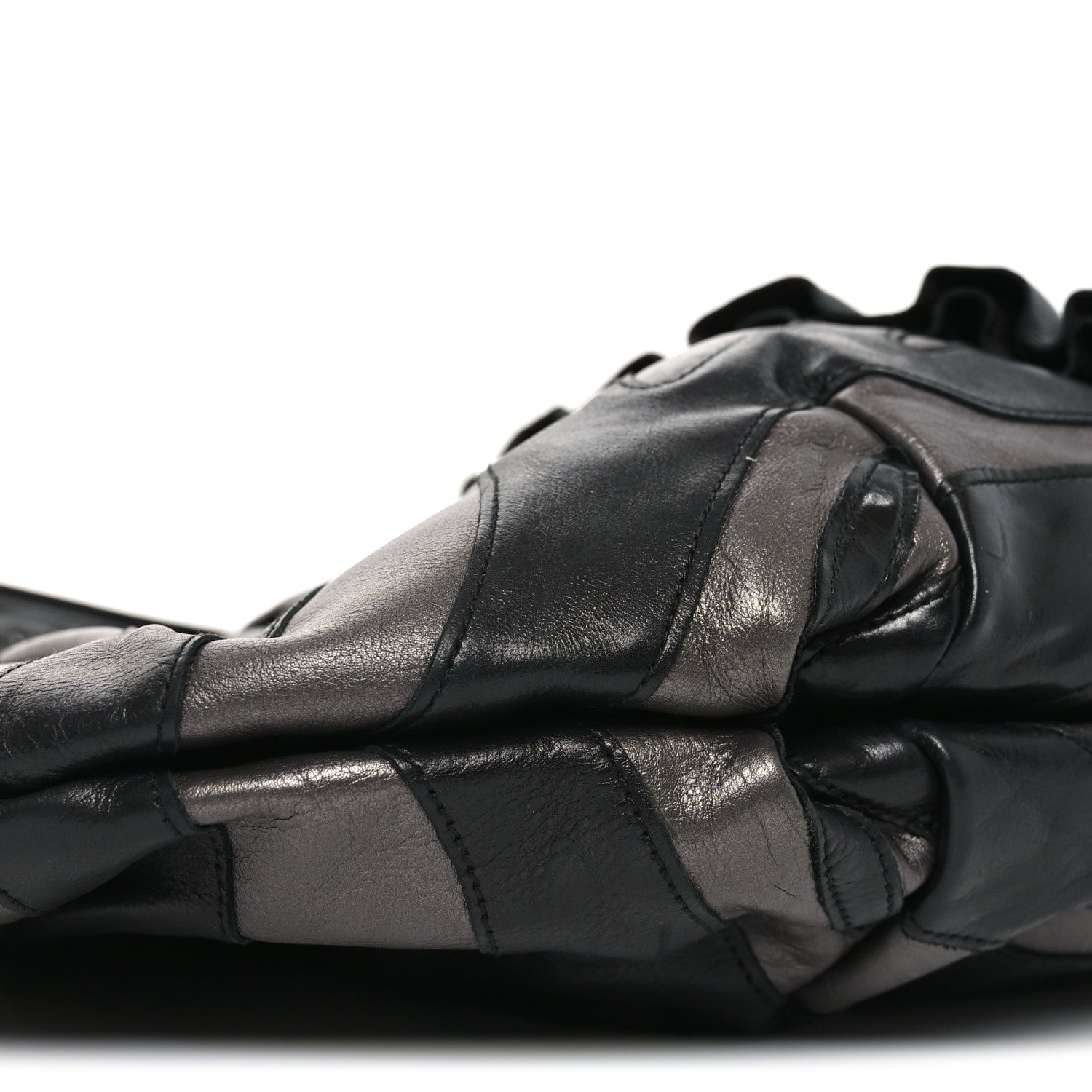 Prada Vitellino Mordo Hobo Graphite 8 of 9
