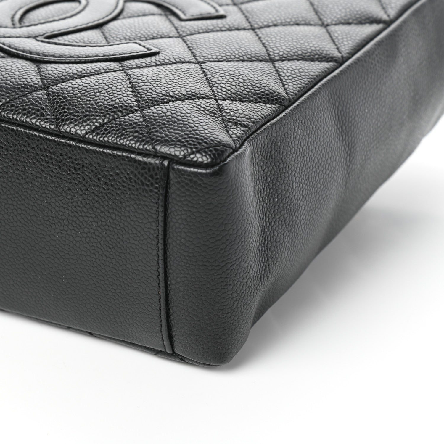 Chanel Caviar Quilted Petit Shopping Tote PST Black 10 of 10