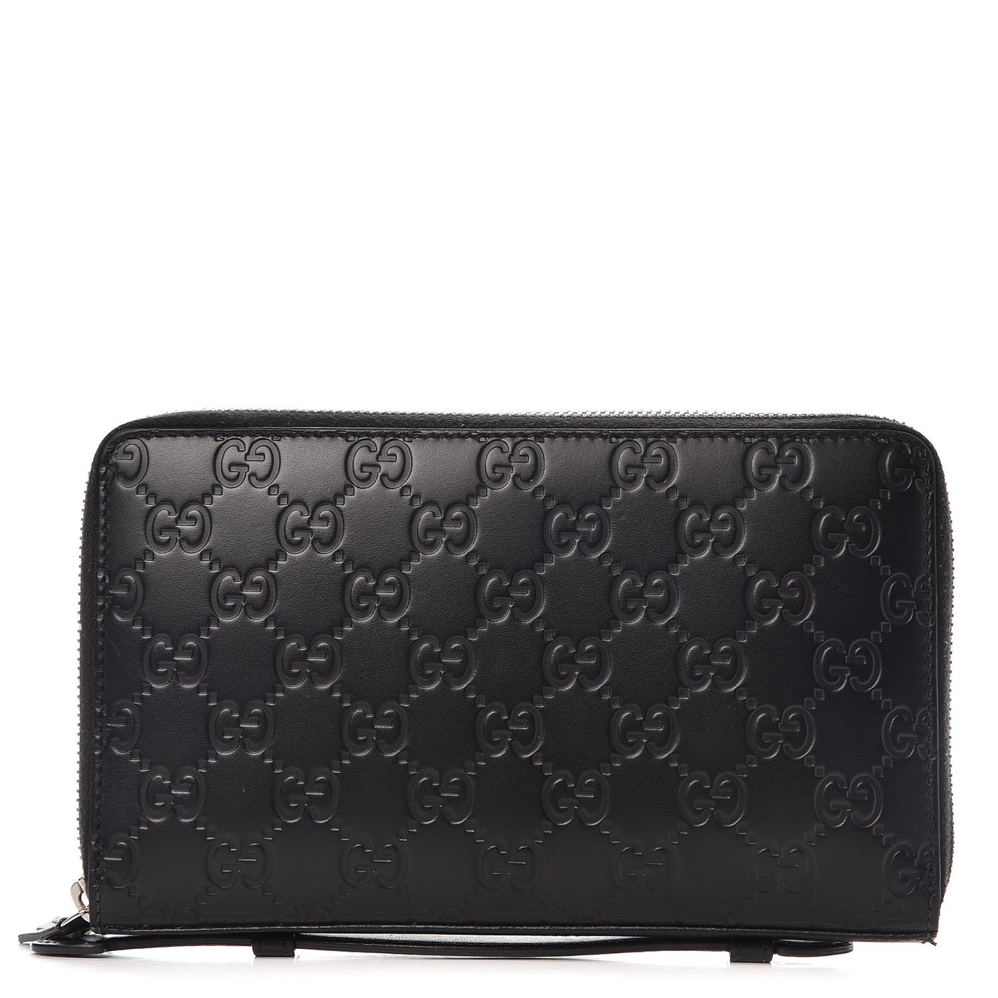 Guccissima Signature Travel Document Case Black
