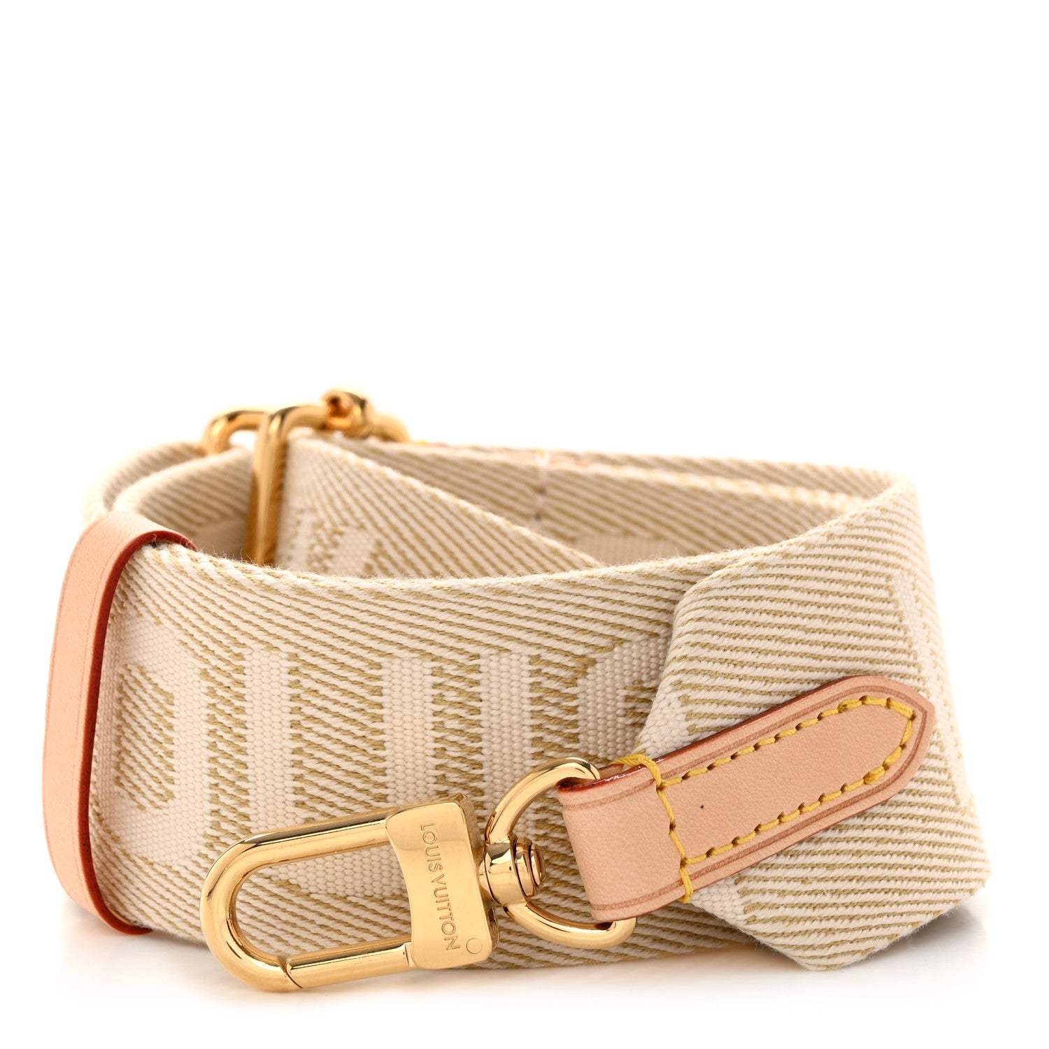 Louis Vuitton Jacquard High Rise Shoulder Strap Beige 1 of 3