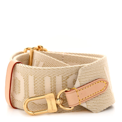Louis Vuitton Jacquard High Rise Shoulder Strap Beige 1 of 3