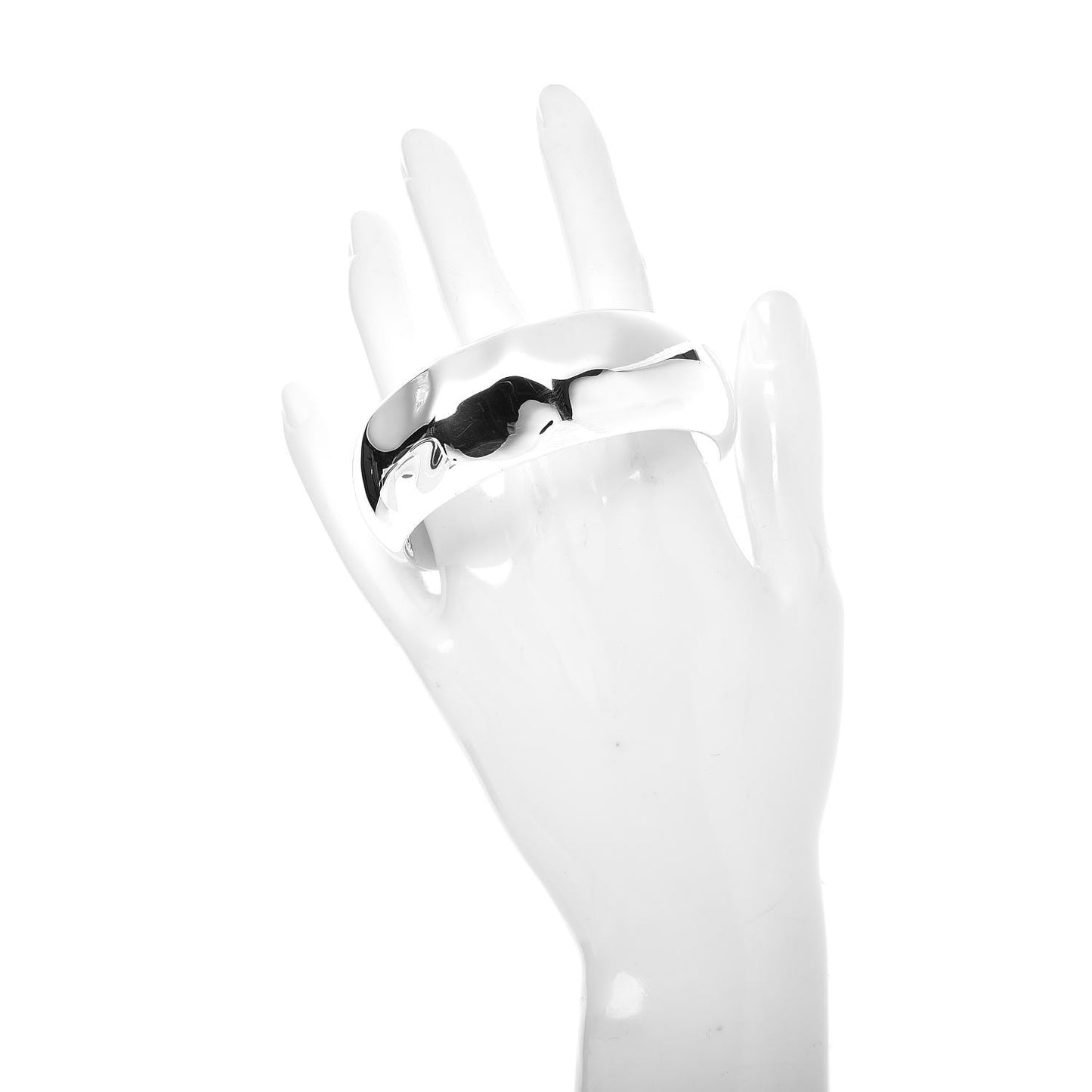Sterling Silver Elsa Peretti Faceted Cuff Bracelet