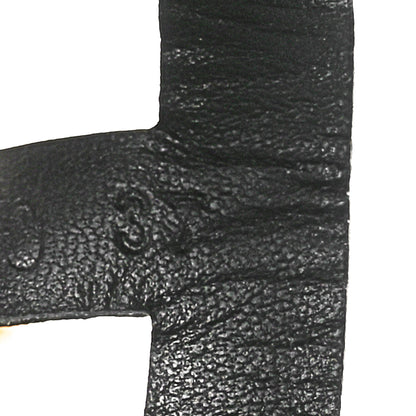 Hermes Nappa Gipsy Sandals 37 Black 7 of 8