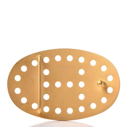 Hermes Brushed 32mm Mirage Belt Buckle Gold 4 of 6