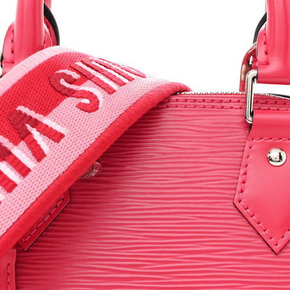 Louis Vuitton Epi Jacquard Alma BB Rose Pondicherry 8 of 10