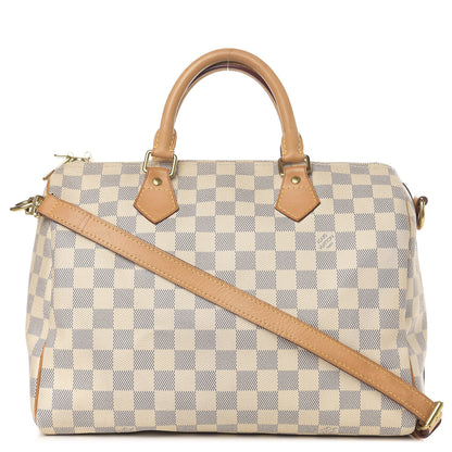 Louis Vuitton Damier Azur Speedy Bandouliere 30 1 of 14
