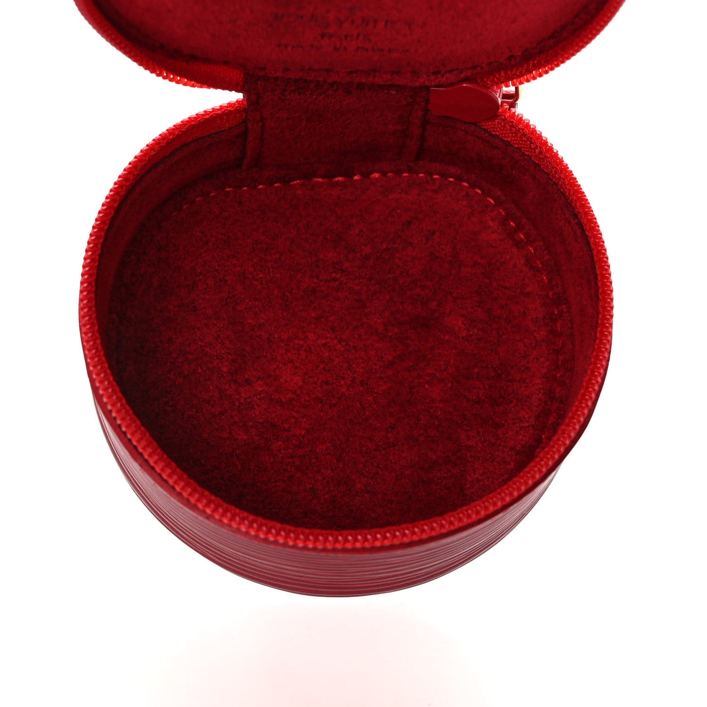 Epi Ecrin Bijoux 8cm Jewelry Box Case Castillan Red