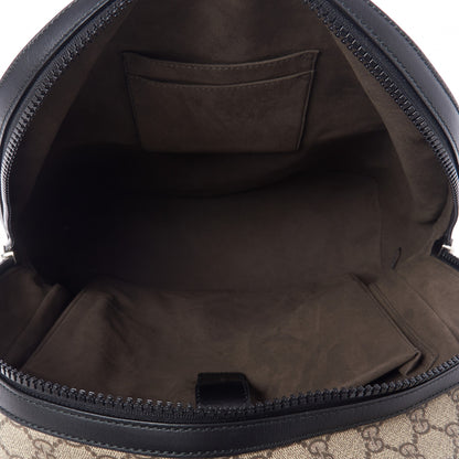 Gucci GG Supreme Monogram Medium Backpack Black 7 of 9
