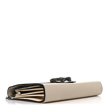 Gucci Dollar Calfskin Mini Dionysus Chain Wallet Mystic White 4 of 10