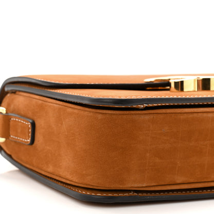 Celine Nubuck Calfskin Teen Triomphe Camel 9 of 10